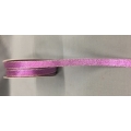 Luster Ribbon Purple/Gold Edge 3/8" 25y.